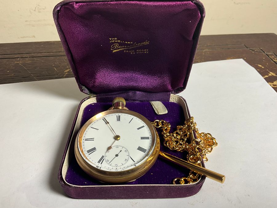 Antique Coventry Pocket Watch & Chain