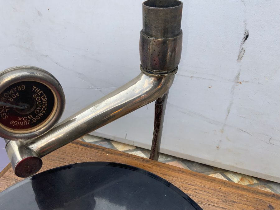 Antique Horn Gramophone 