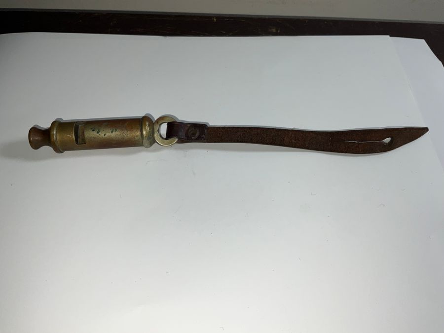 Antique The Somme 1916 British Officers Whistle