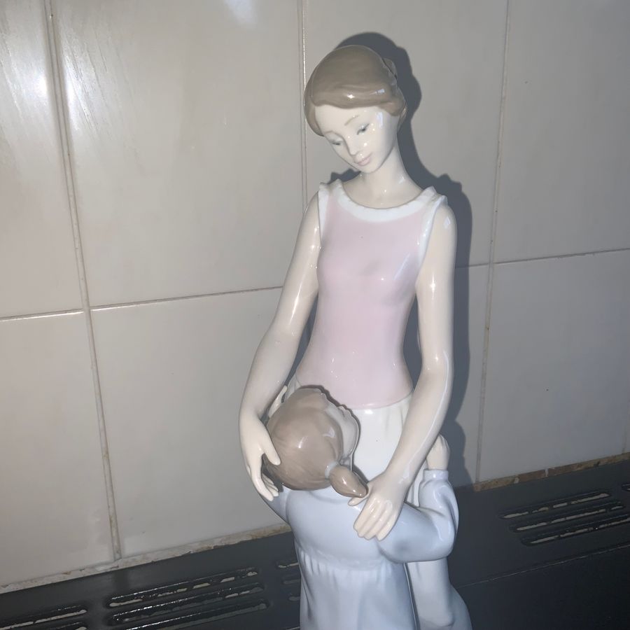 Antique Lladro Mother & child Boxed
