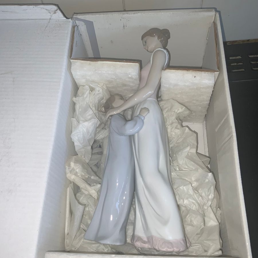 Antique Lladro Mother & child Boxed