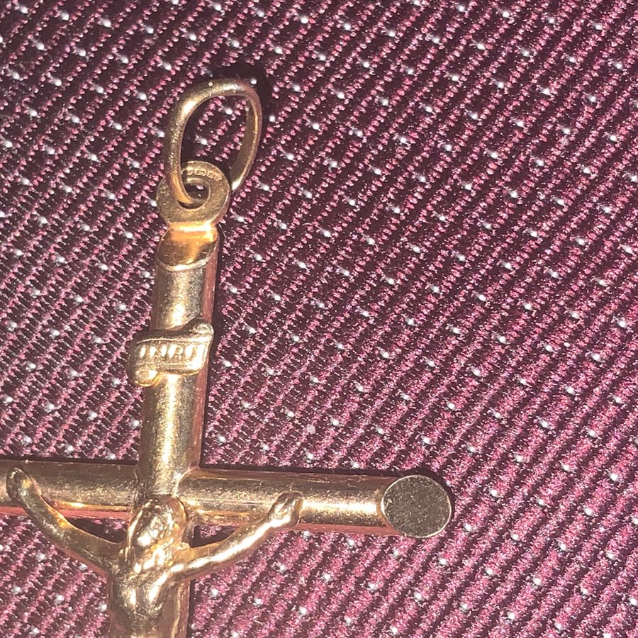 Antique Crucifix Gold 9CT