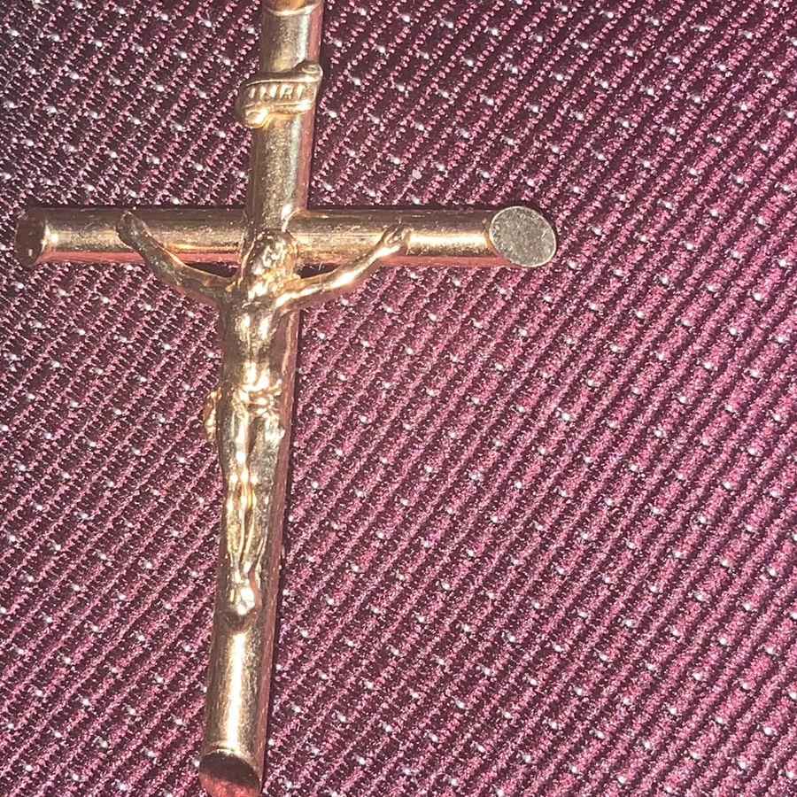 Antique Crucifix Gold 9CT