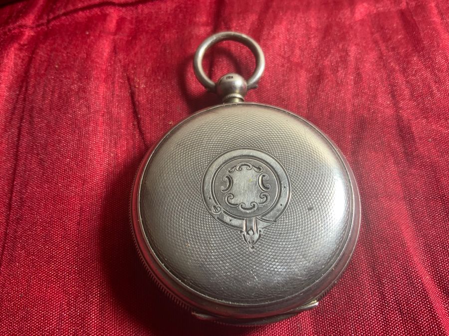 Antique Coventry mans silver pocket watch