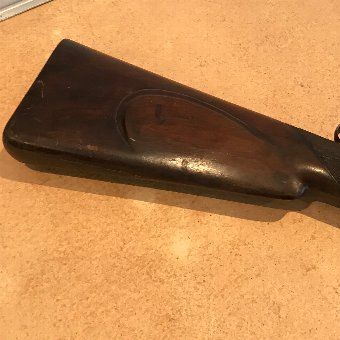 Antique MUZZLE LOADER GENTLEMAN’S SPORTING PERCUSSION RIFLE 