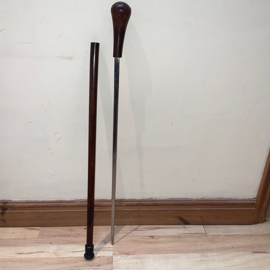 Antique Gentleman’s Choice walking stick sword stick 