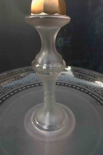 Antique art glass centre piece 