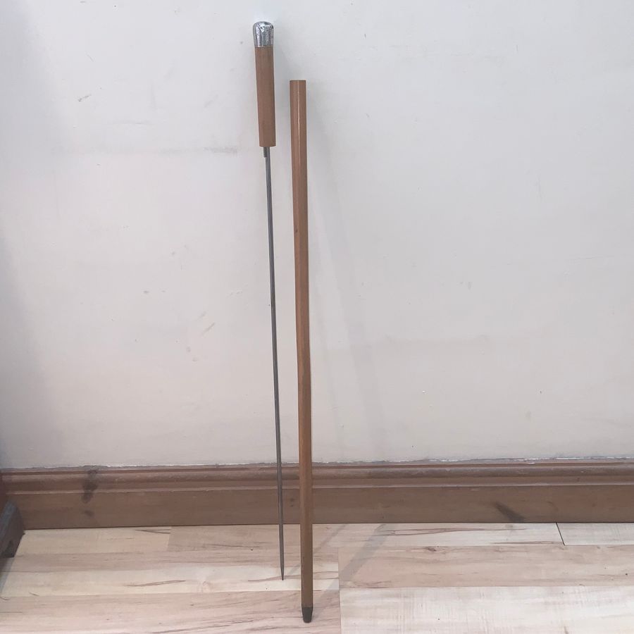 Antique Gentleman’s walking stick sword stick