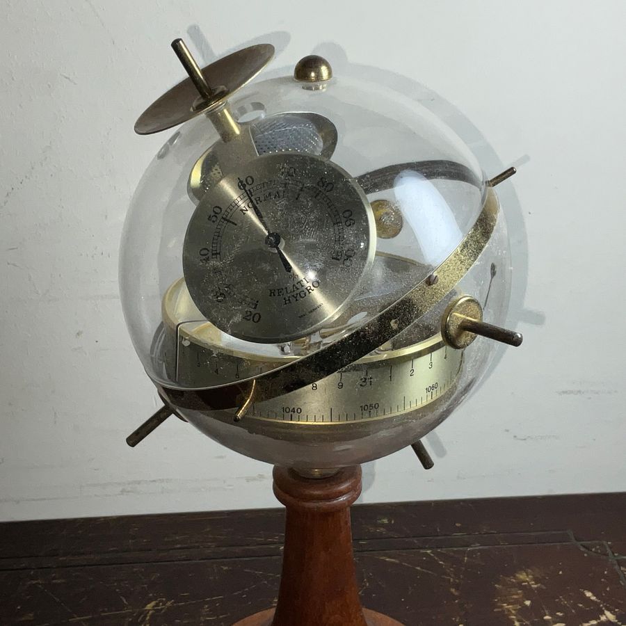 Antique Sputnik Barometer thermometer hydrometer 