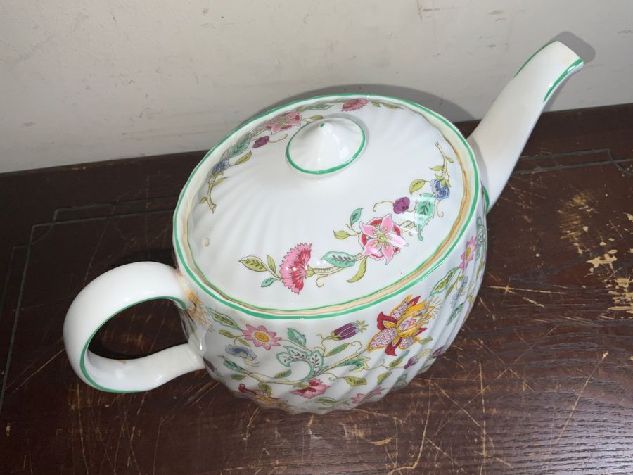 Antique MINTON Haddon Hall pattern Tea Pot