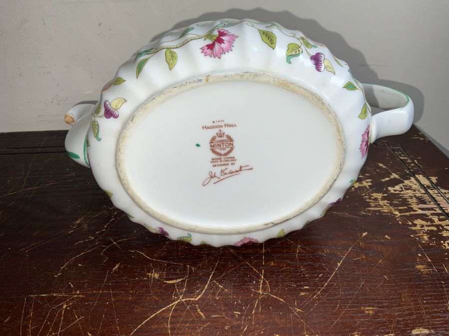 Antique MINTON Haddon Hall pattern Tea Pot