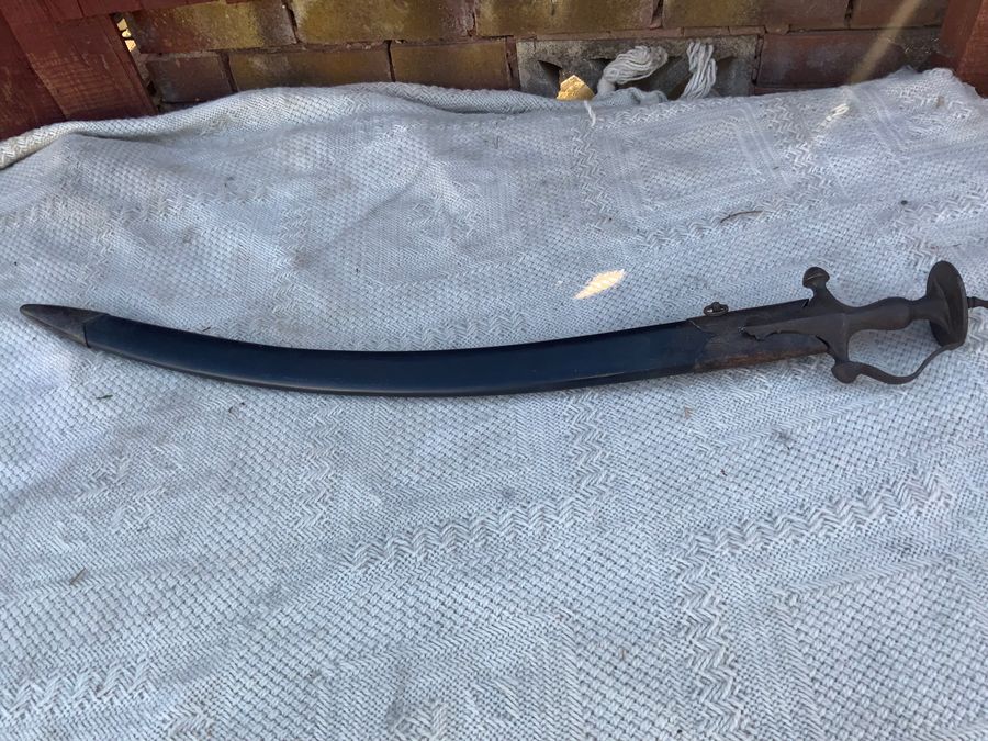 Antique Tulwar Sword & Scabbard 