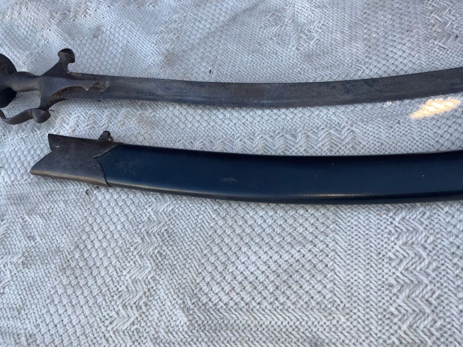 Antique Tulwar Sword & Scabbard 