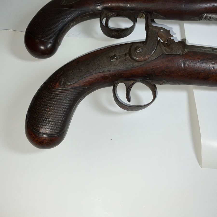 Antique Two Percussion Belt Pistols