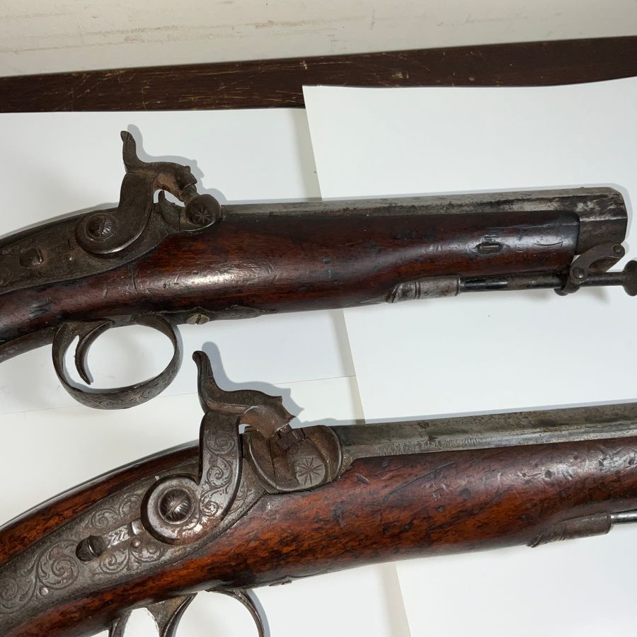 Antique Two Percussion Belt Pistols