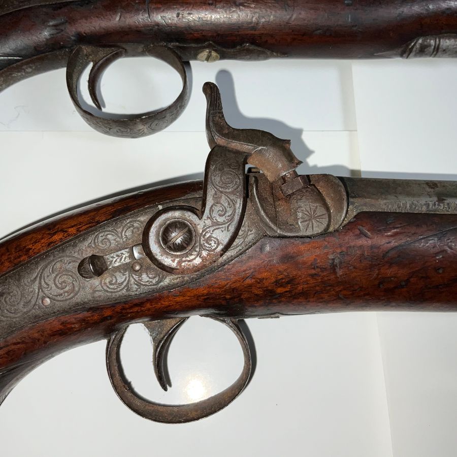 Antique Two Percussion Belt Pistols