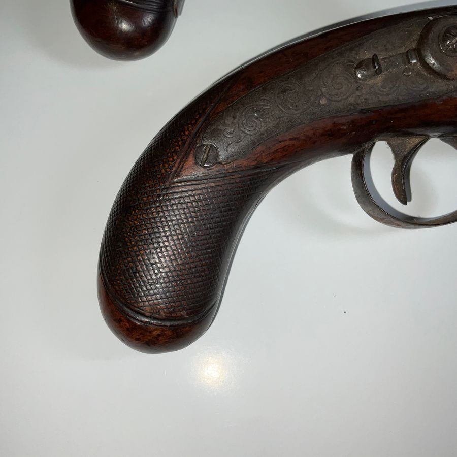 Antique Two Percussion Belt Pistols