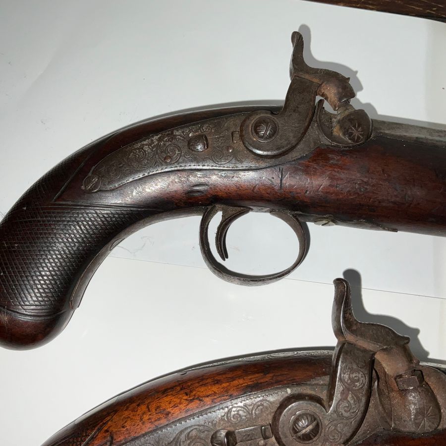 Antique Two Percussion Belt Pistols