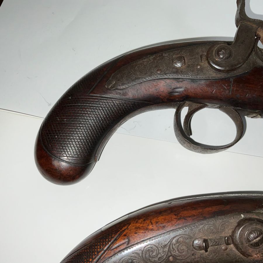 Antique Two Percussion Belt Pistols