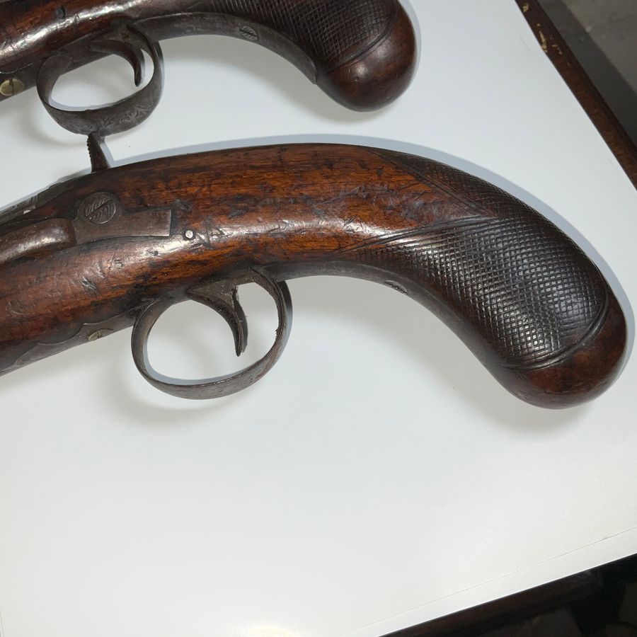 Antique Two Percussion Belt Pistols