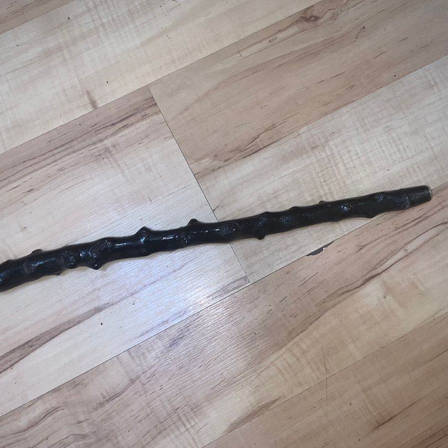 Antique IRISH BLACKTHORN WALKING STICK/DAGGER