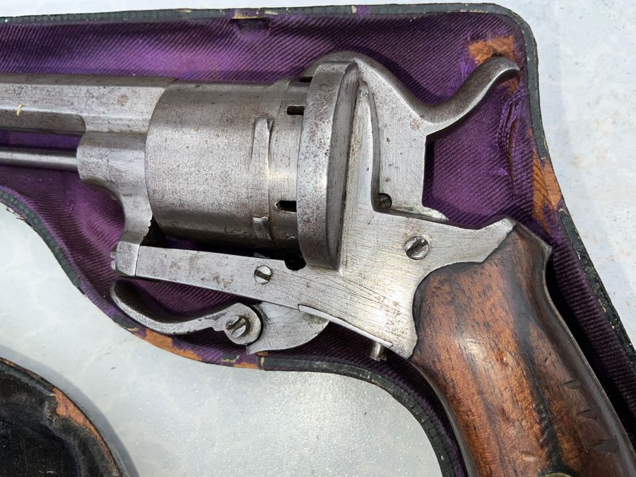 Antique Pin fire cased revolver circa 1850’s