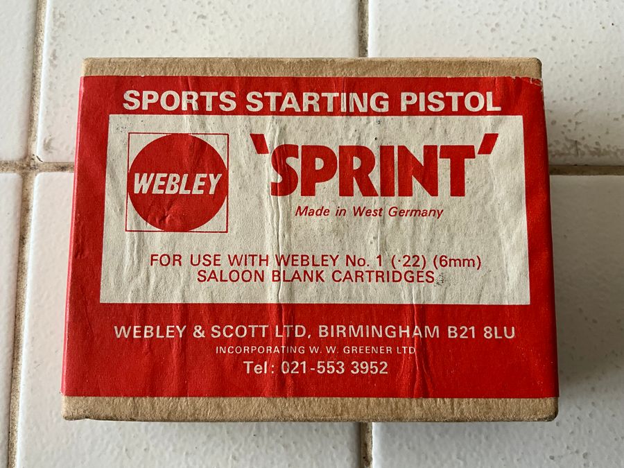 Antique WEBLEY  “ SPRINT “ STARTING PISTOL 