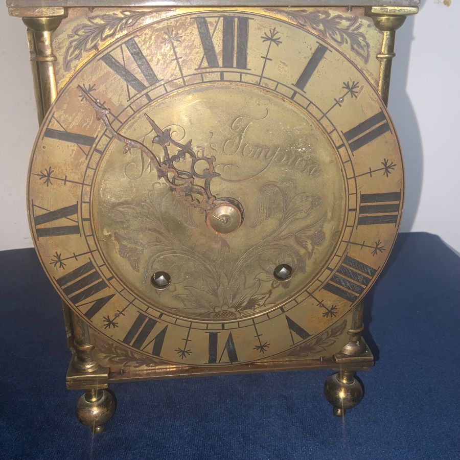 Antique LANTERN CLOCK TWIN TRAIN CIRCA 1900’S