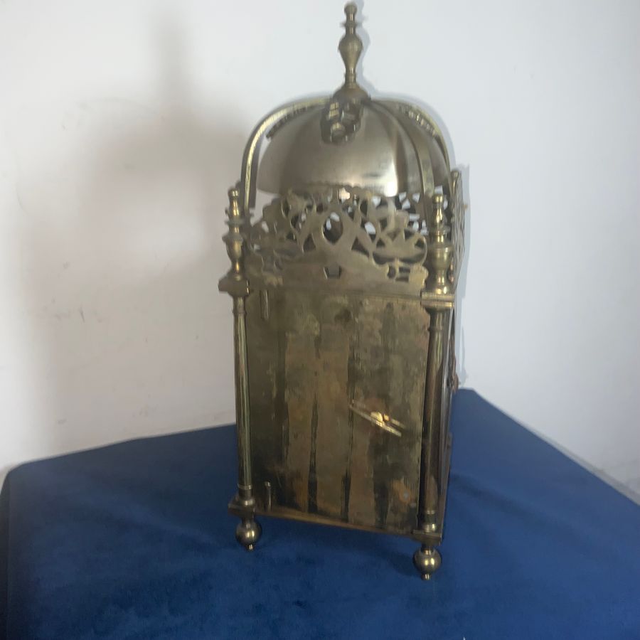 Antique LANTERN CLOCK TWIN TRAIN CIRCA 1900’S