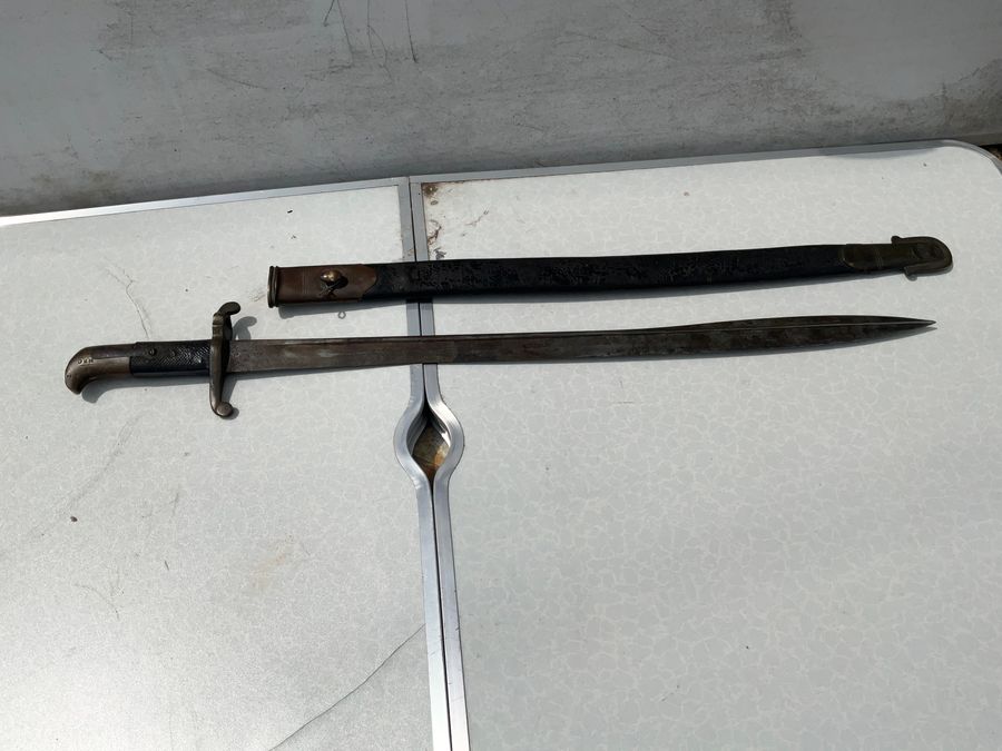 Antique LANCASTER SWORD BAYONET VERY RARE