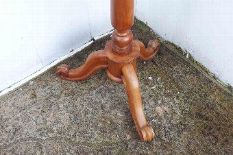 Antique Victorian Gentleman's Shaving stand and mirror in mahogany 