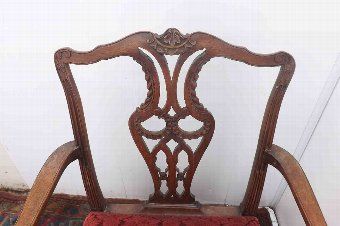 Antique Armchair mahogany desk/study circa 1750's 