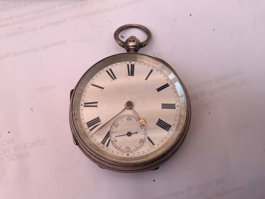 Antique COVENTRY SILVER FUSSE POCKETWATCH 