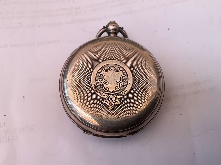 Antique COVENTRY SILVER FUSSE POCKETWATCH 