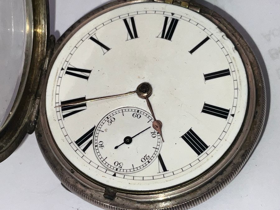 Antique COVENTRY SILVER FUSSE POCKETWATCH 