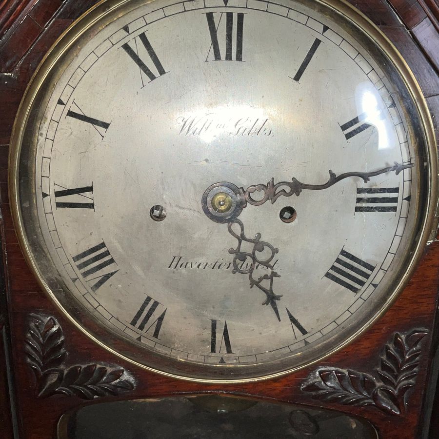 Antique BRACKET CLOCK REGENCY DOUBLE FUSSE ROSEWOOD CASE