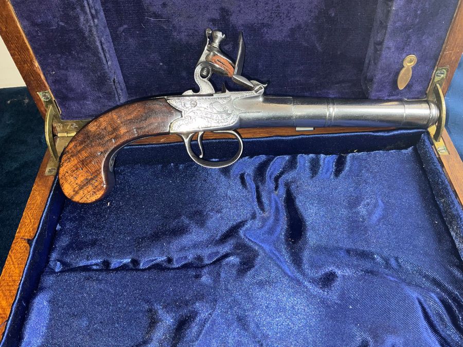 Antique BARBAR SENIOR LONDON QUEEN ANNE PISTOL