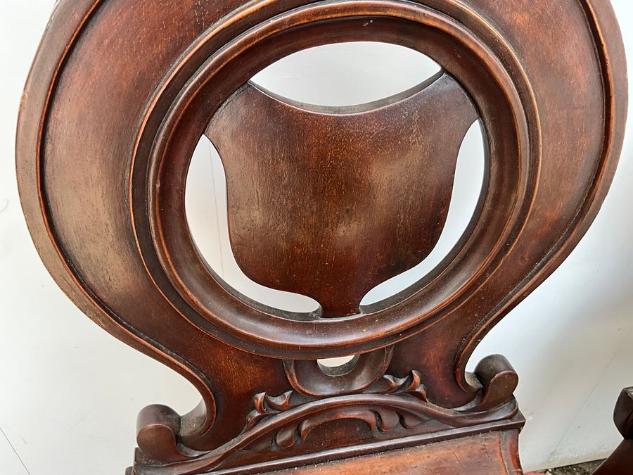 Antique GILLOWS HALL CHAIRS MAHOGANY