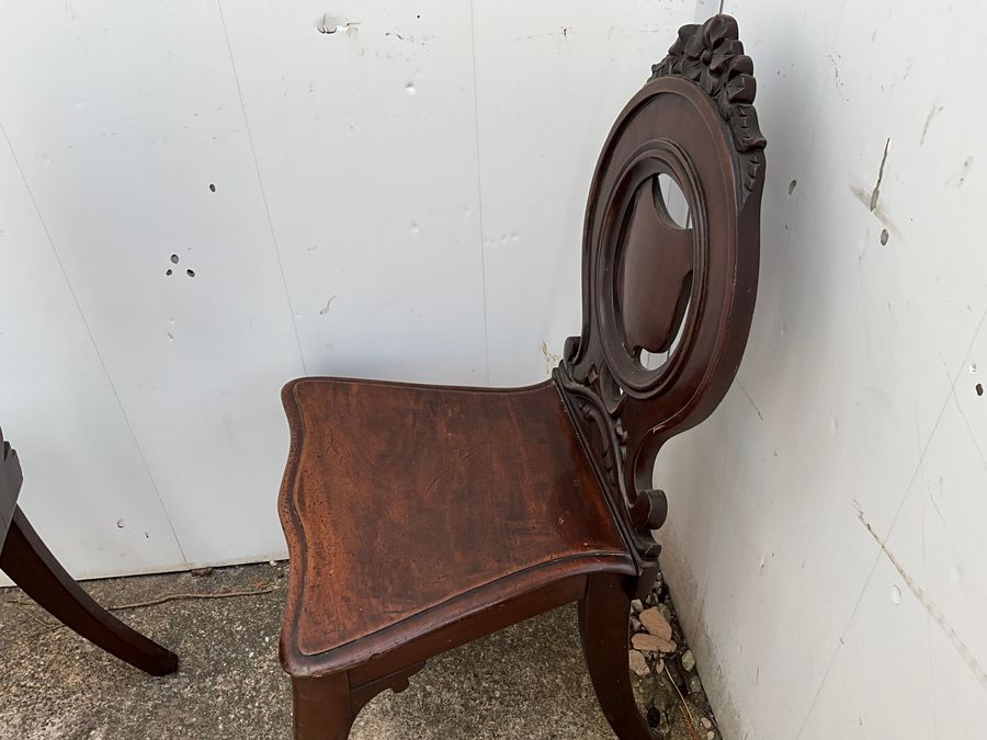 Antique GILLOWS HALL CHAIRS MAHOGANY