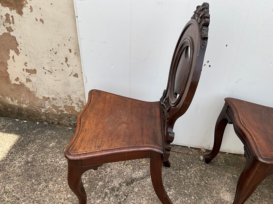 Antique GILLOWS HALL CHAIRS MAHOGANY