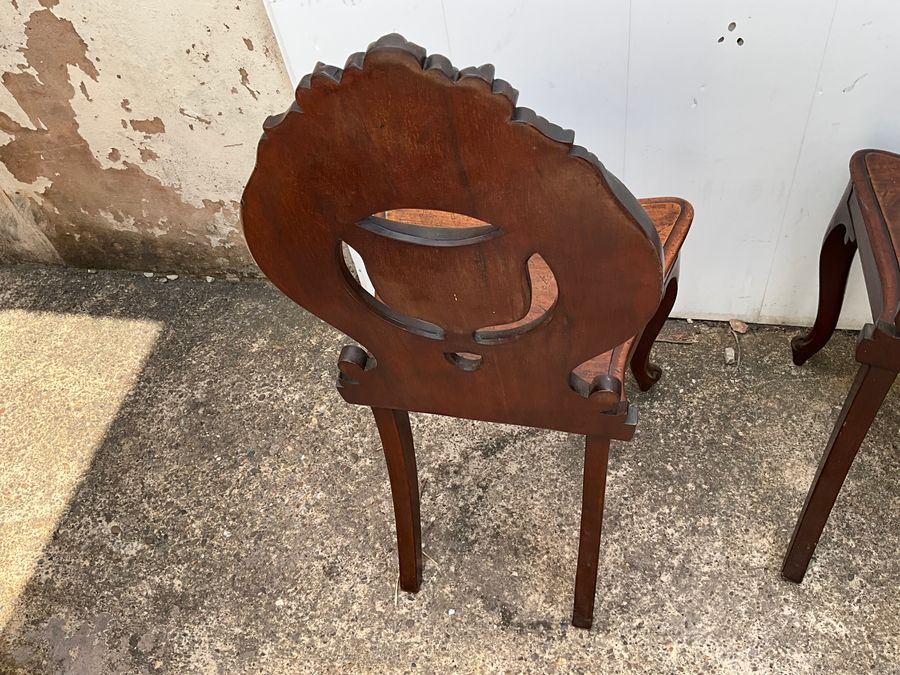 Antique GILLOWS HALL CHAIRS MAHOGANY