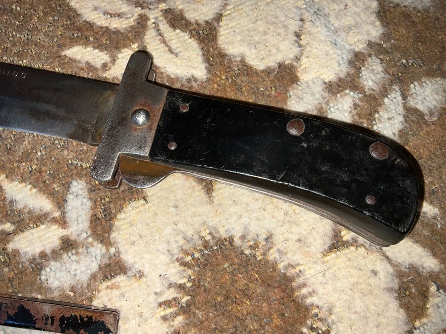 Antique AMERICAN & British air crew survival knife