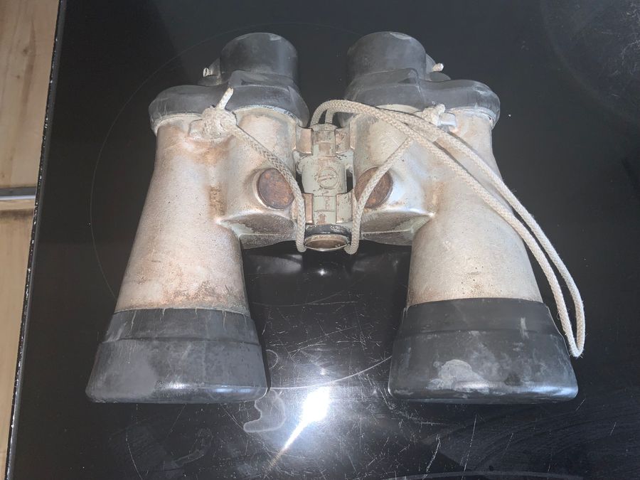 Antique GERMAN-SUBMARINE COMMANDERS BINOCULARS