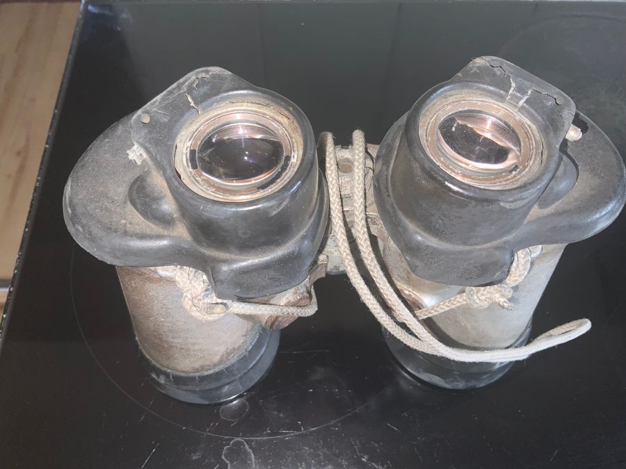 Antique GERMAN-SUBMARINE COMMANDERS BINOCULARS