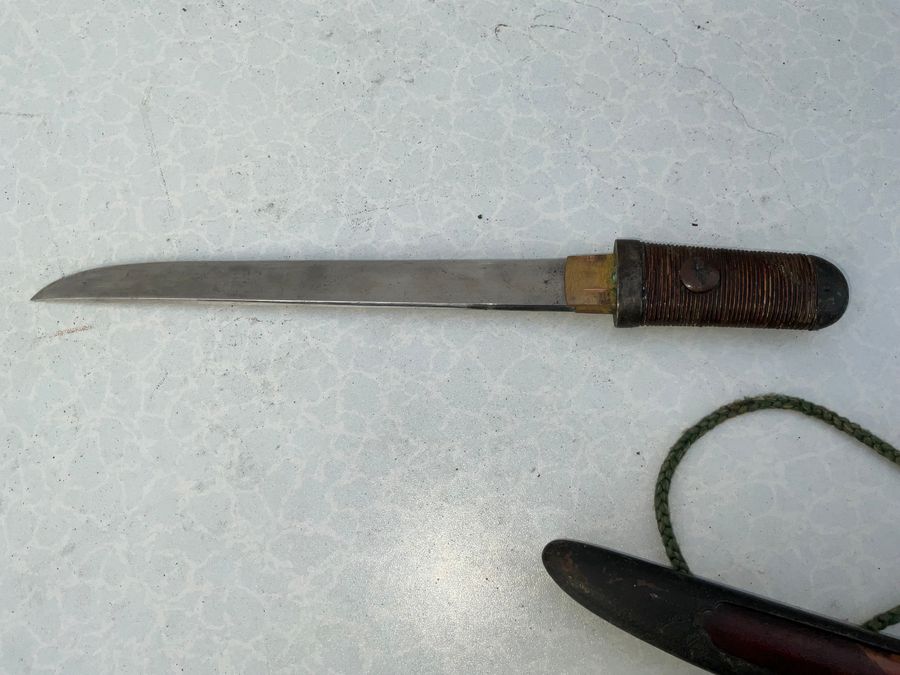 Antique JAPANESE SEPPUKA  KNIFE