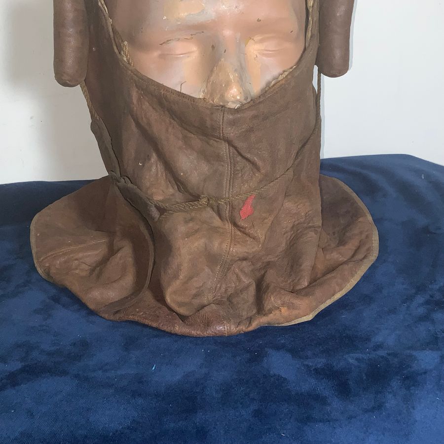 Antique FIGHTER PILOTS COWL 1WW VERY RARE