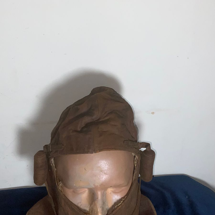 Antique FIGHTER PILOTS COWL 1WW VERY RARE