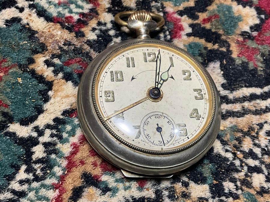 POCKET WATCH/ALARM MILITARY