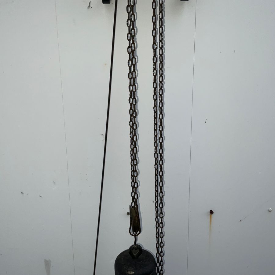 Antique LANTERN CLOCK + WALL BRACKET.