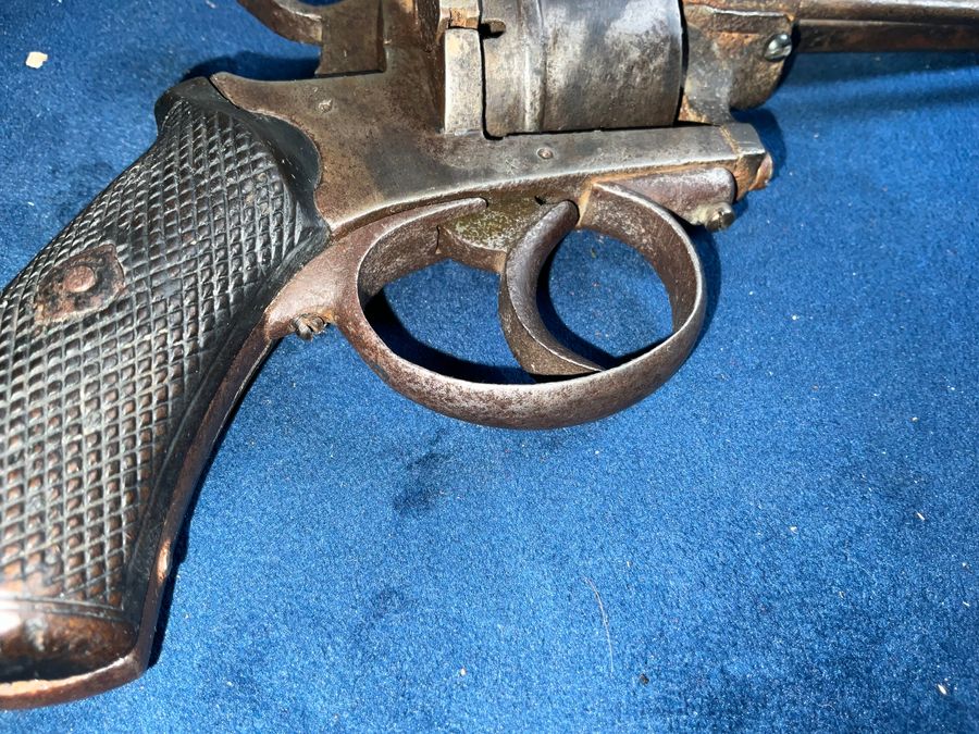 Antique Revolver 12 mm pin fire Military circa 1850’s